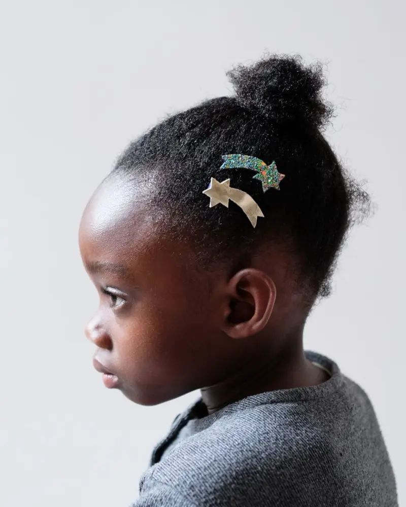 Barrettes étoiles filantes