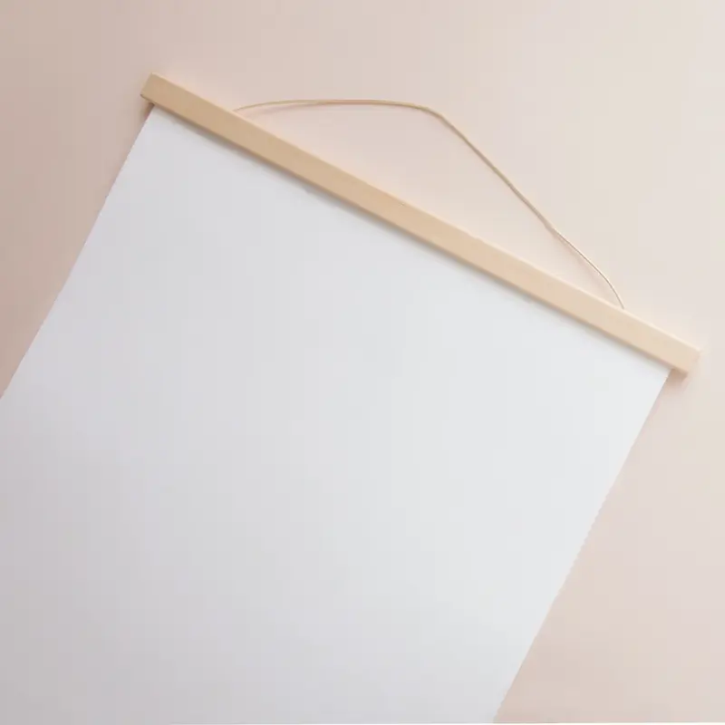 Barrettes porte affiche A4