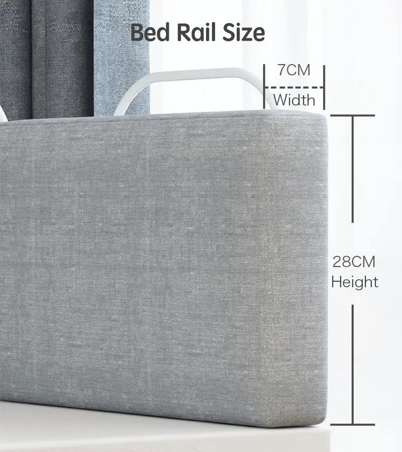 Barrière de Lit 47cm | Protection Bébé Sécurisée | Mybooni
