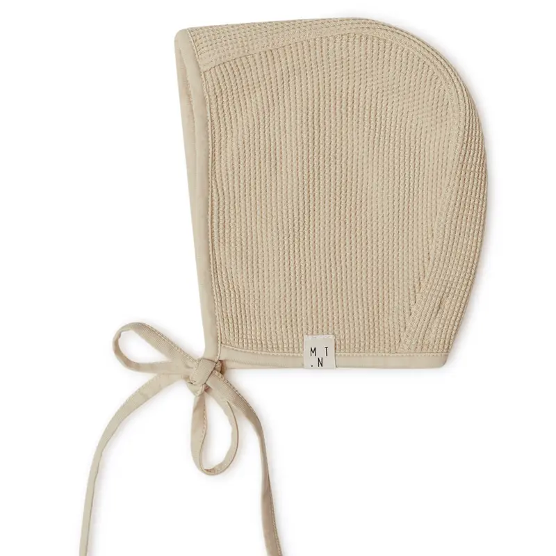 Basic Baby Bonnet - Powder - 0m-2y