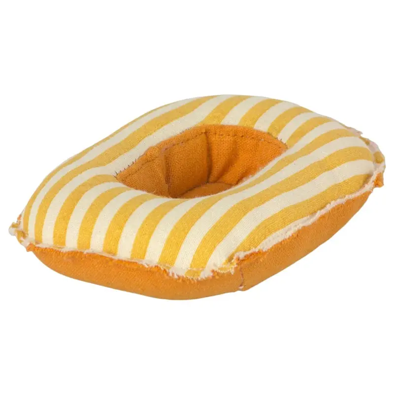 Bateau Pneumatique, Petite Souris - Jaune Rayé