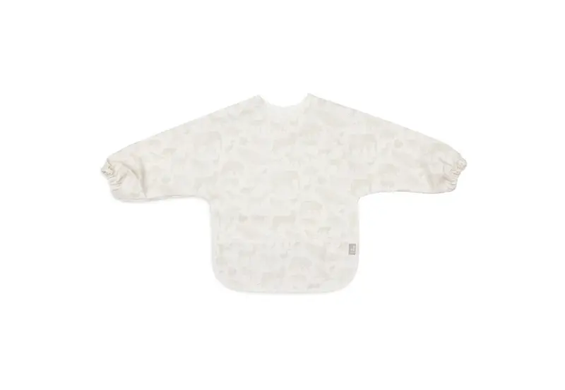 Bavoir à manches imperméable Animals Nougat - JOLLEIN