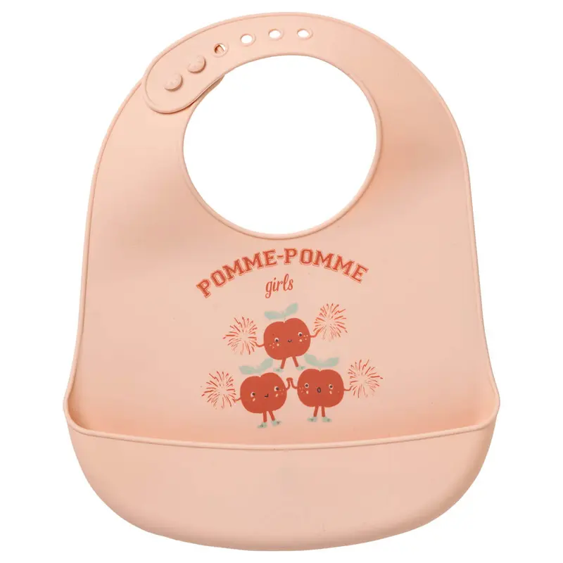 Bavoir à réservoir imperméable 6 mois - Smoothie Pomme