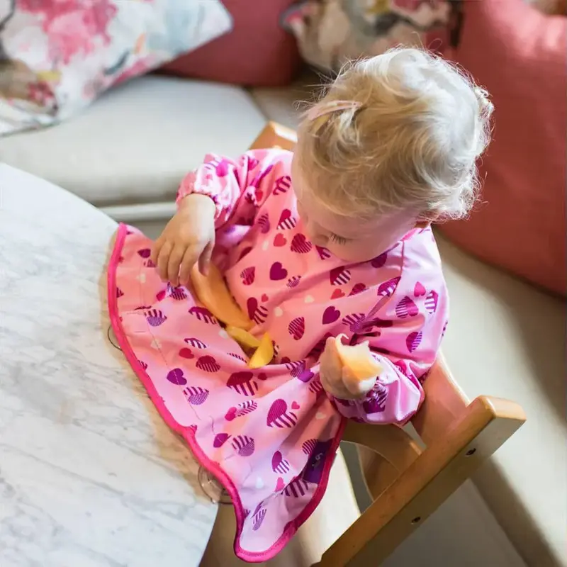 Bavoir à ventouses Cover et Catch Tidy Tot - Hearts
