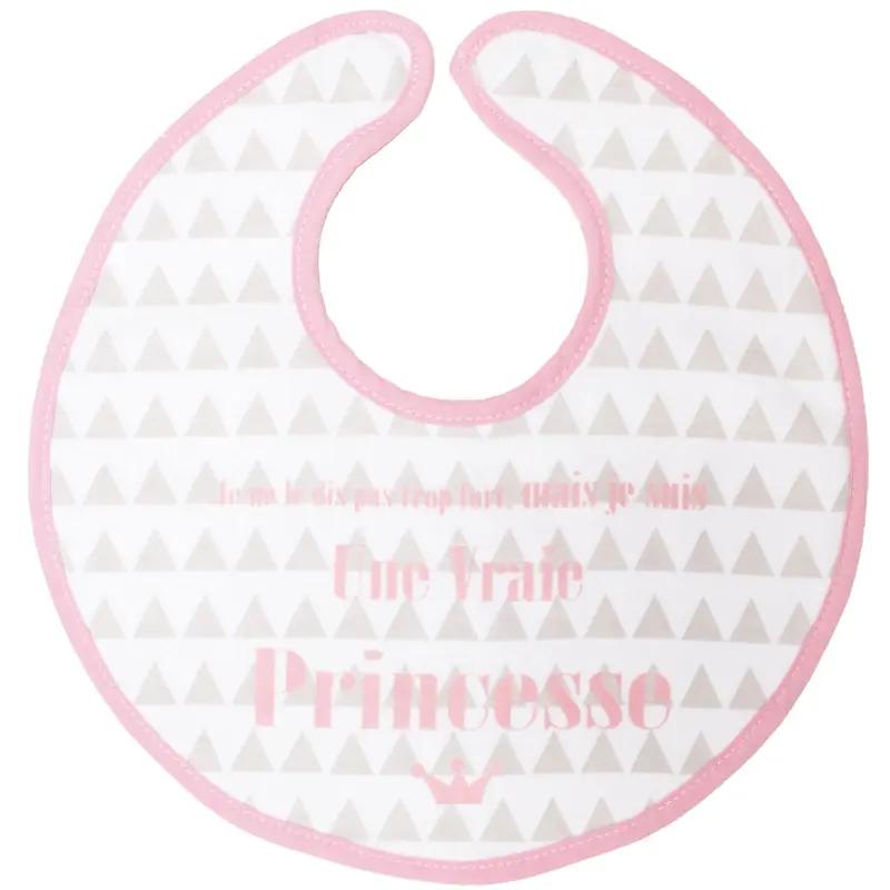 Bavoir aimanté Couronne - naissance