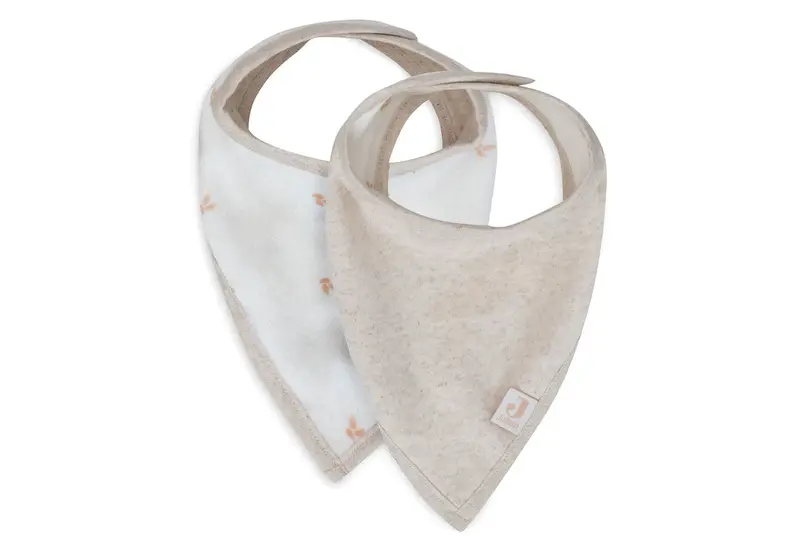 Bavoir Bandana (2pack) harvest natural - JOLLEIN