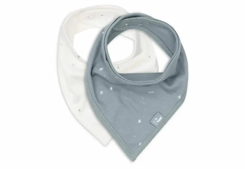 Bavoir Bandana (2pack) twinkling sea green - JOLLEIN