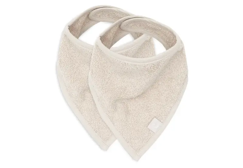 Bavoir Bandana nougat (2pack)- JOLLEIN