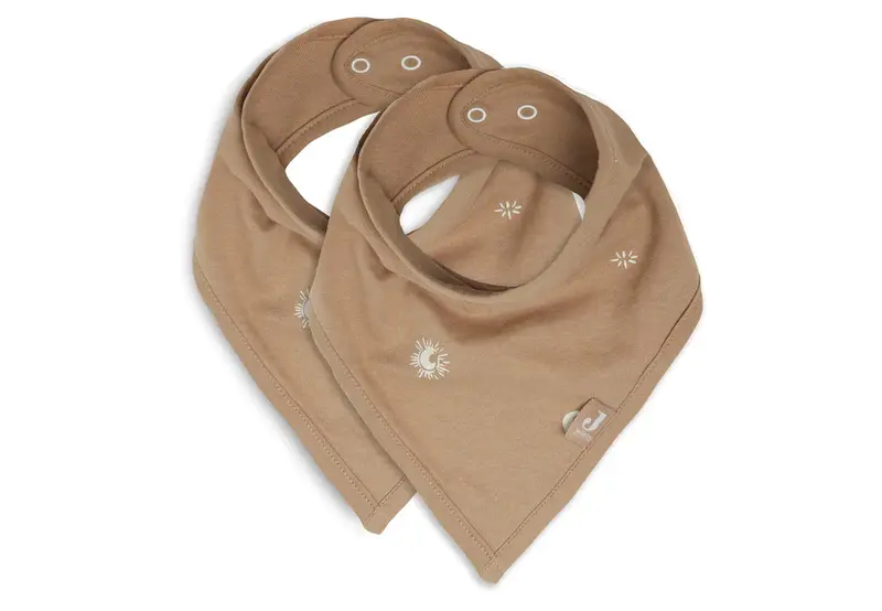 Bavoir Bandana Stargaze Biscuit (2pack)- JOLLEIN
