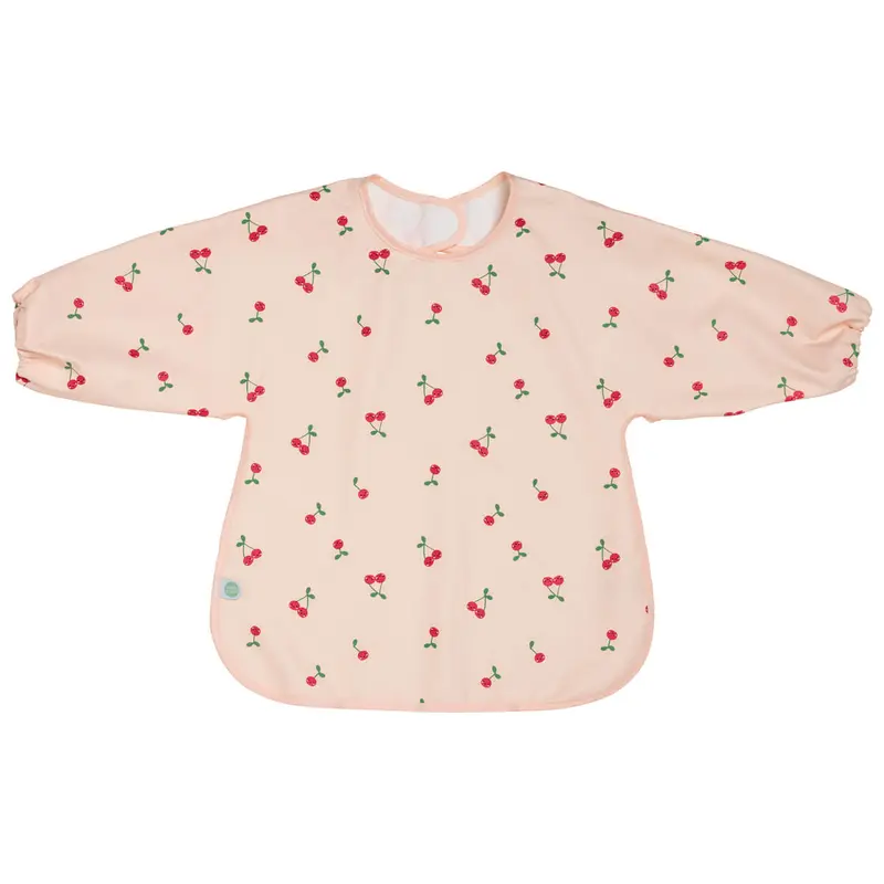 Bavoir bébé 37x42 cm imperméable - Bavoir tablier 12 mois - Fruity Cerise