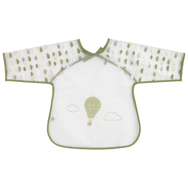 Bavoir bébé 37x42 cm imperméable - Bavoir tablier 12 mois - Montgolfière