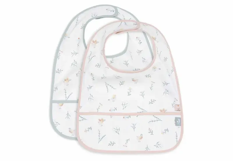 Bavoir imperméable lovely bird (2pack) - JOLLEIN