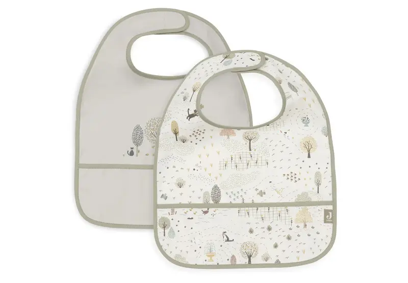 Bavoir imperméable Tiny Park (2pack) - JOLLEIN