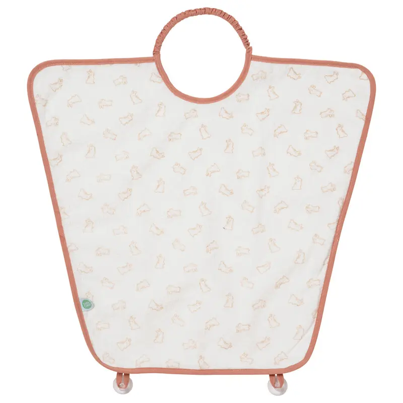 Bavoir maternelle 24 mois Greenland Lapins - Bavoir élastique à ventouses 45x40 cm