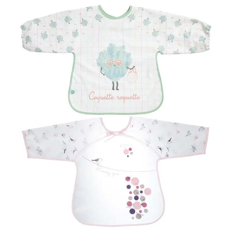 BB Kit repas - Lots de 2 tabliers Birdy, Smoothie - 12 mois