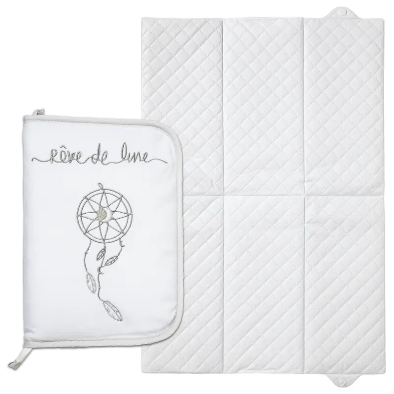 BB Kit Voyage Rêve de Lune tapis à langer pliant + Pochette carnet de santé