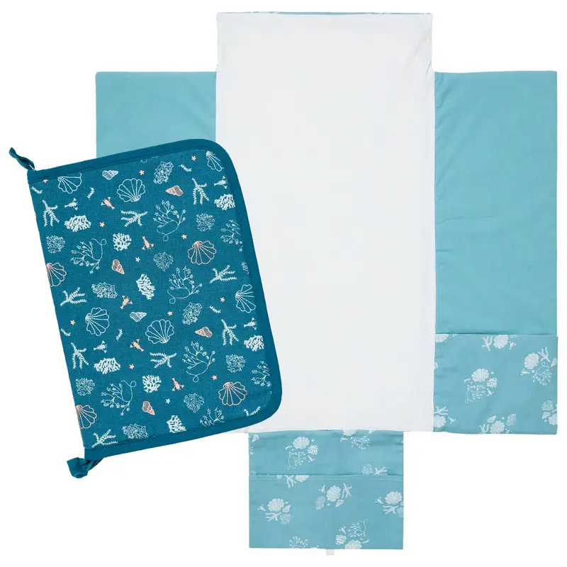 BB Kit Voyage Seaside Romance tapis à langer + Pochette carnet de santé