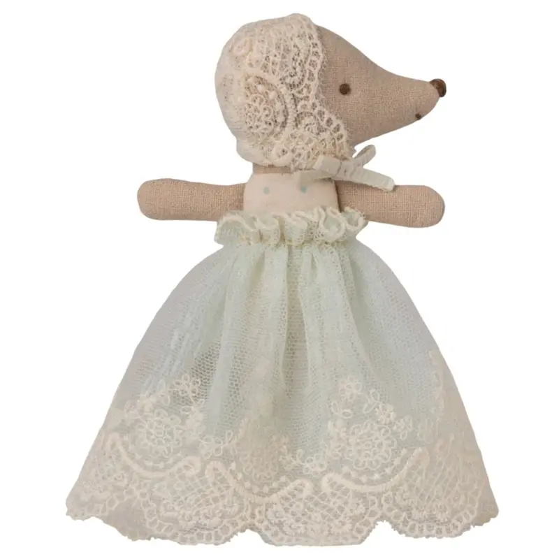 Bébé Souris En Robe - Menthe