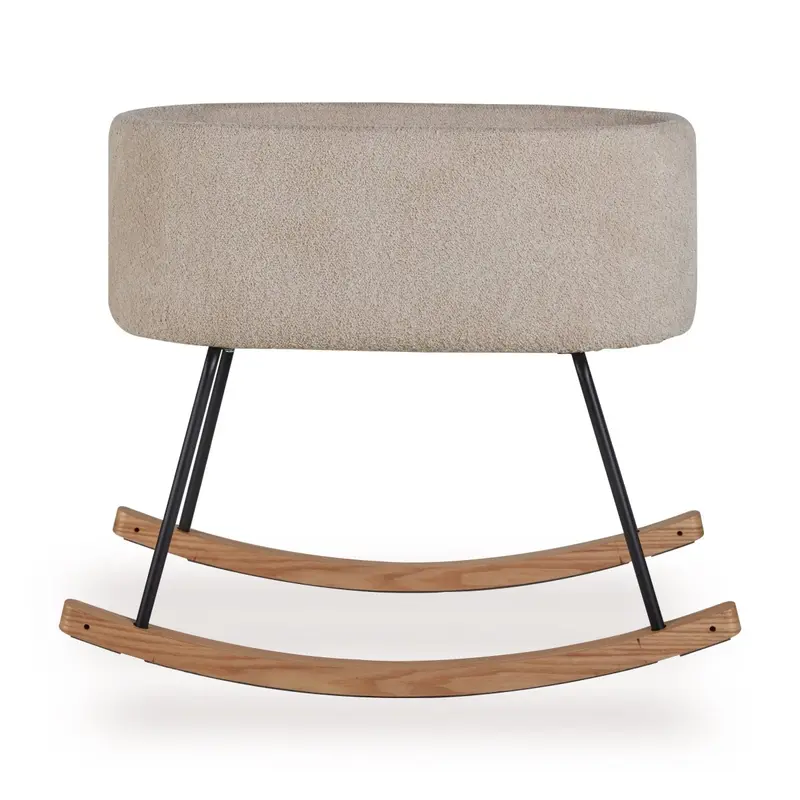 Berceau à Bascule De Luxe - Mouton Bouclé