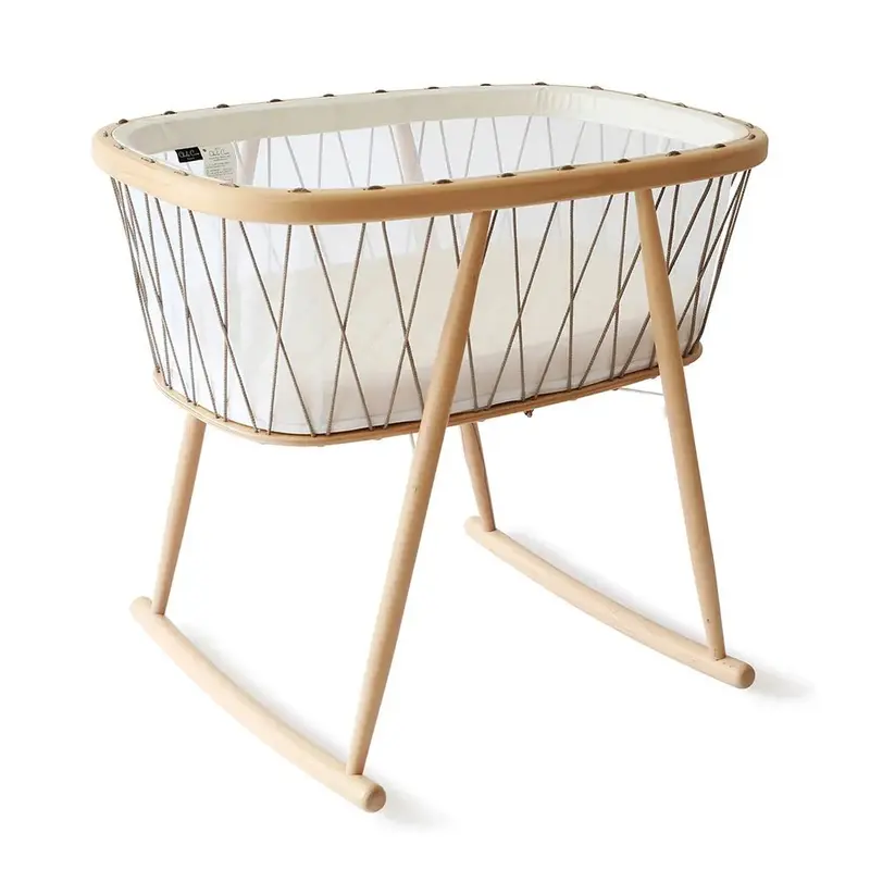 Berceau KUMI / Cocon Mesh / Lacets Hazelnut / Matelas coco naturel