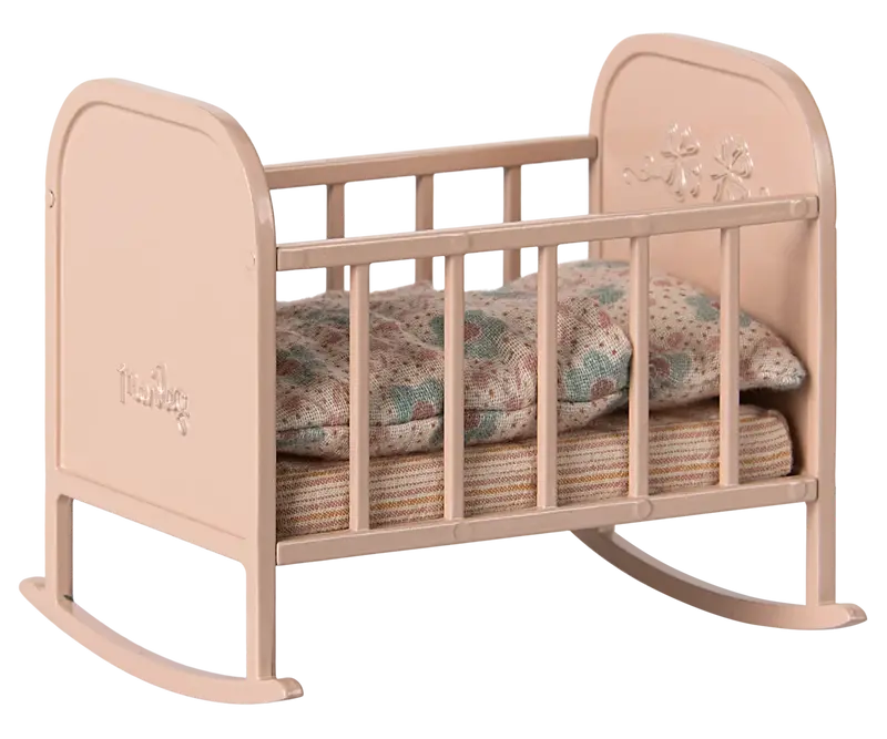 Berceau miniature souris rose - MAILEG