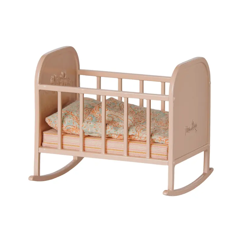 Berceau pour bébé souris et lapin - Rose léger - Maileg