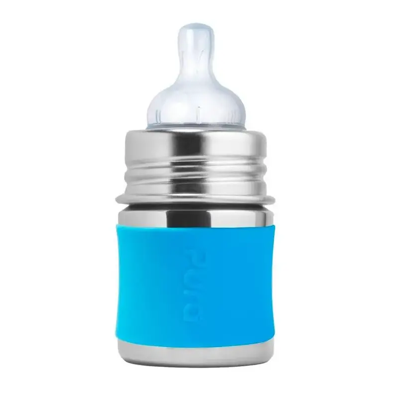 Biberon Inox 150ml Pura Turquoise