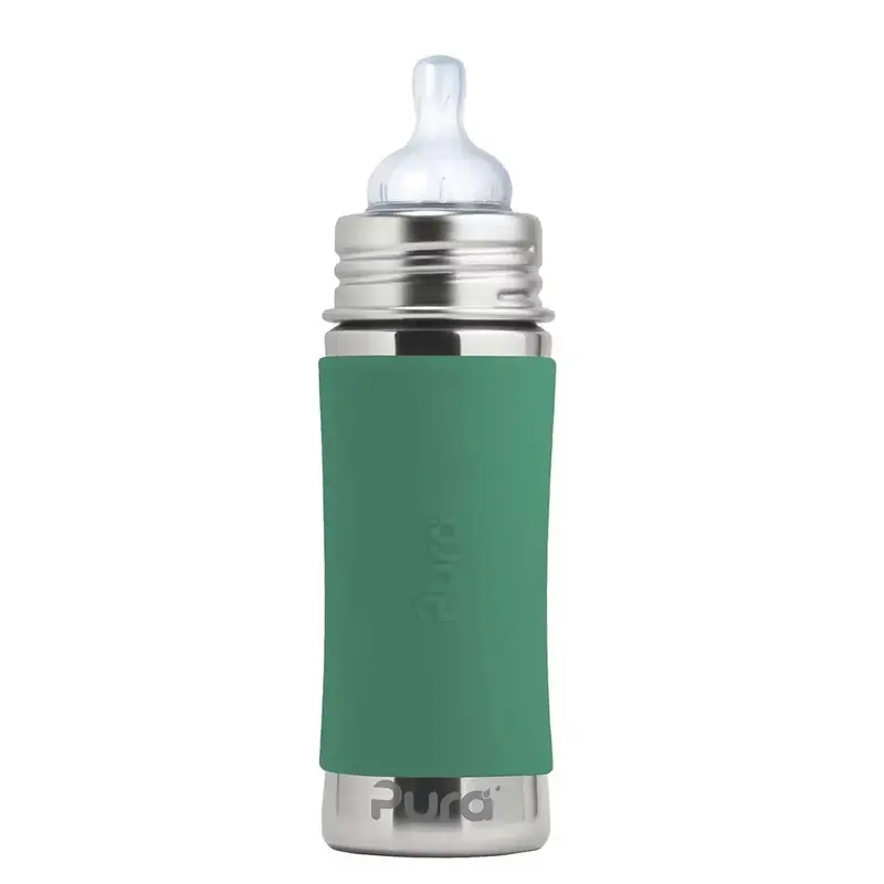 Biberon Inox 325ml Pura - Menthe