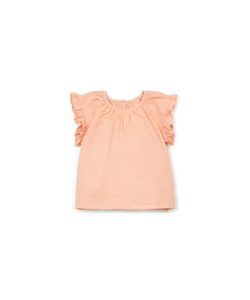 Blouse à volant tulipe