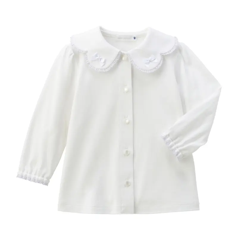 BLOUSE BLANCHE COL CLAUDINE
