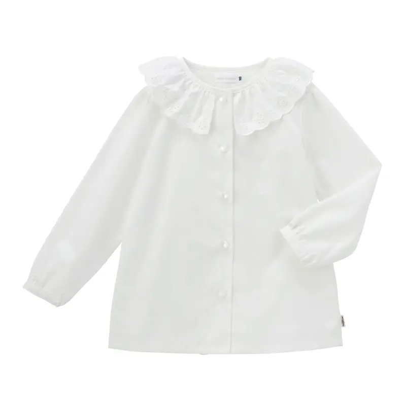 BLOUSE COL CLAUDINE BLANCHE
