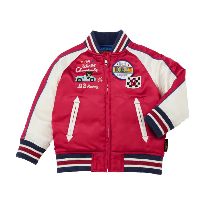 BLOUSON TEDDY ROUGE DOUBLE B