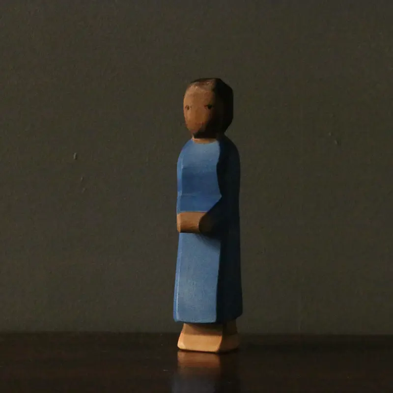 Blue Dress Woman