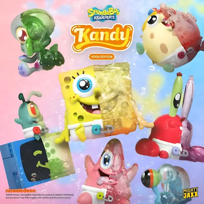 Bob L'Éponge - Figurine Kandy X Bob L'Éponge FT. Jason Freeny Soda Edition - Boîte Mystère