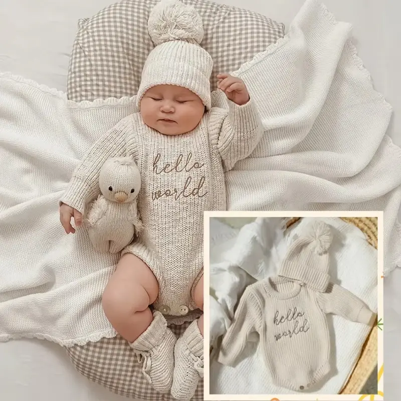 Body photo nouveau-né Mybooni — Avec bonnet assorti naissance