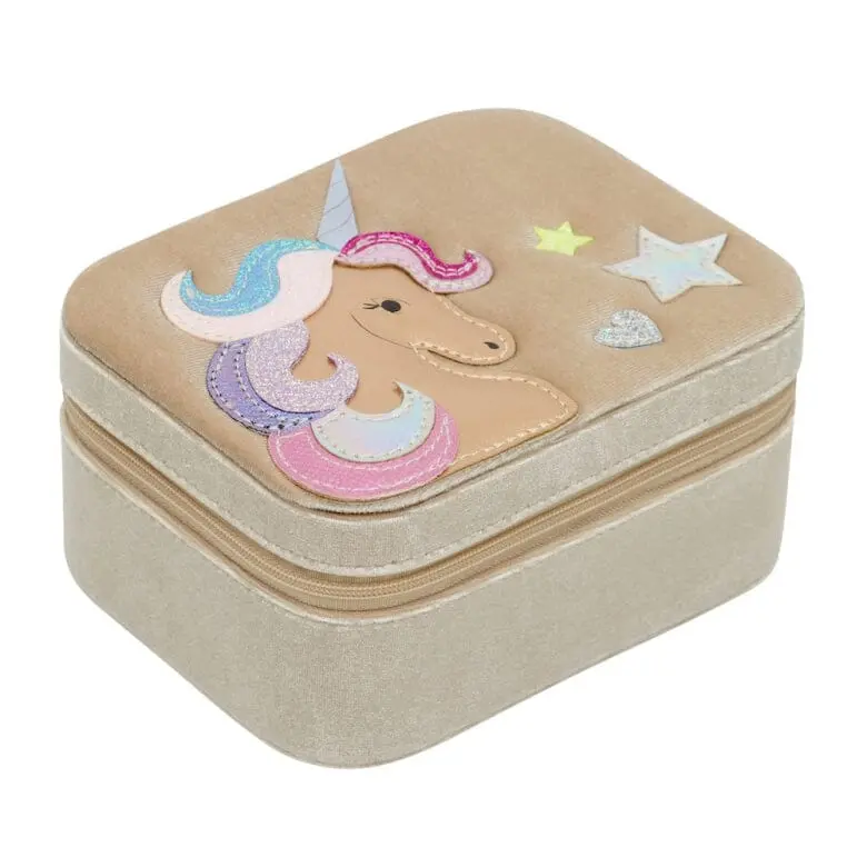 Boîte à bijoux velours licorne - Mimi & Lula