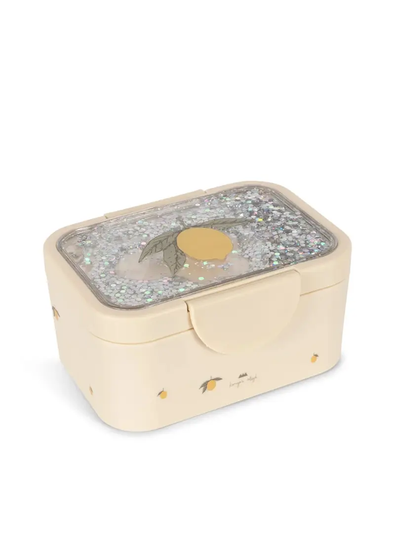 boite à dejeuner paillettes lemon - Konges Sløjd