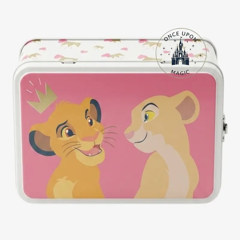 Boîte à Gâteau en Métal avec Sablés – Simba & Nala – Le Roi Lion – Disneyland Paris