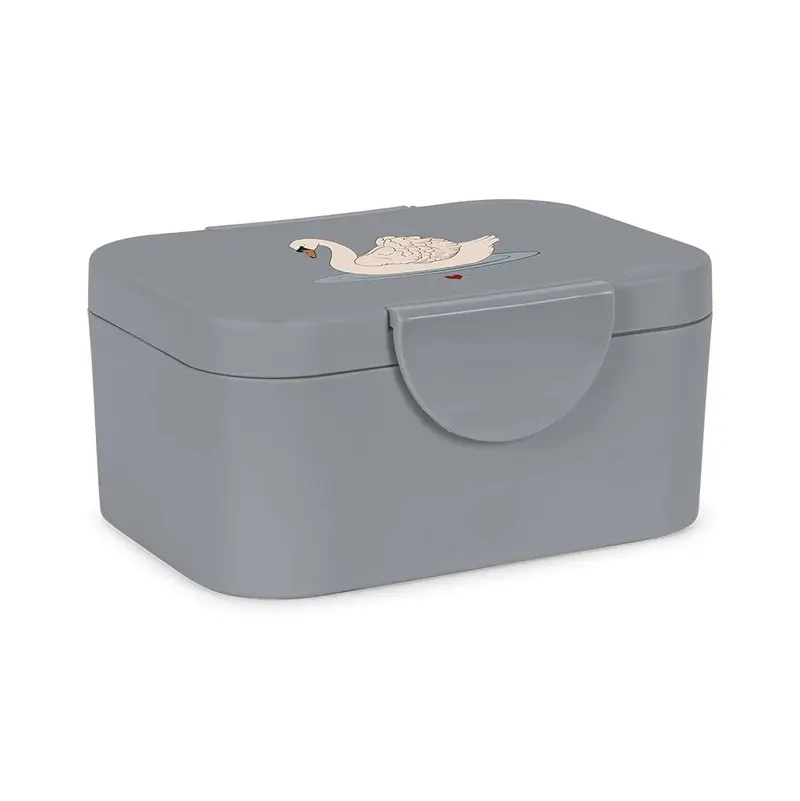 Boite à goûter ou repas - Swan Blue - Konges Sløjd