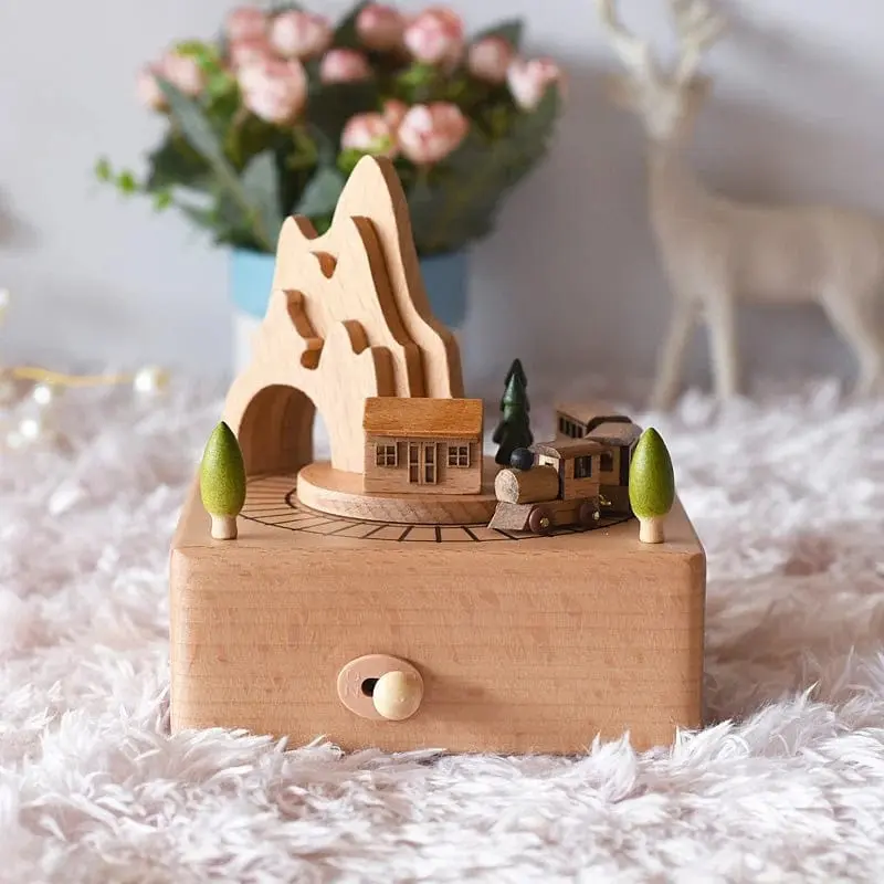 Boîte à Musique Animée Petit Train