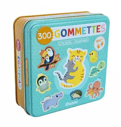Boîte de Gommettes Bébé Animaux | Loisirs Créatifs Enfant