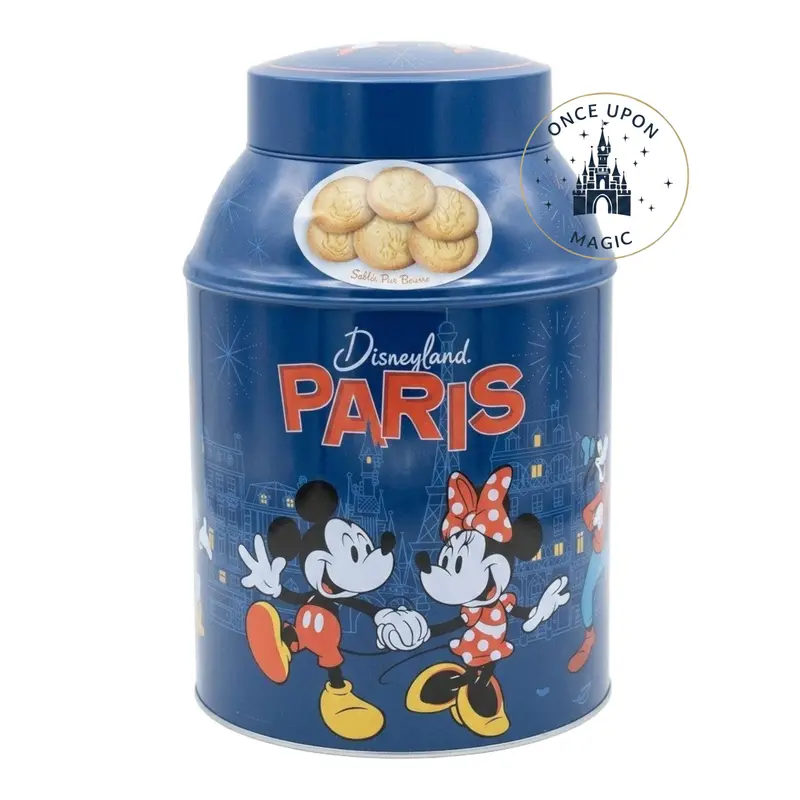 Boîte Métal Sablés Pur Beurre Mickey & Friends – 390g | Disneyland Paris