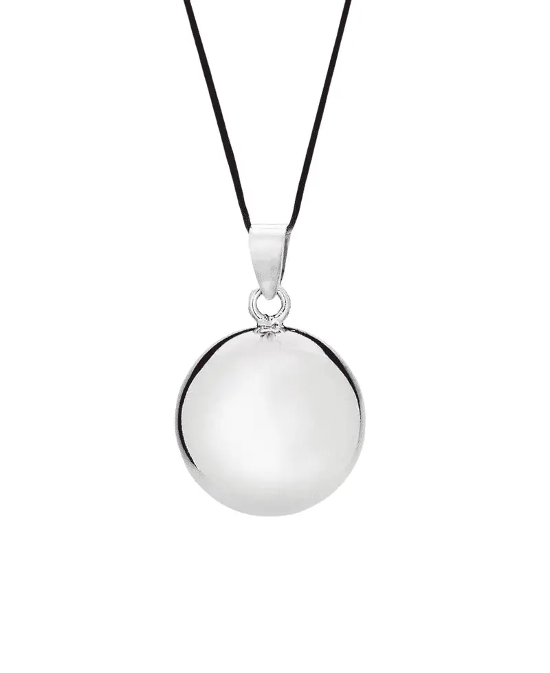 Bola de grossesse Glossy rhodium