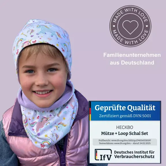 Bonnet et cache cou - Heckbo 🧒2/8 ans