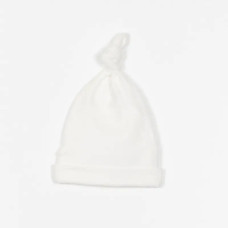 Bonnet noeud blanc