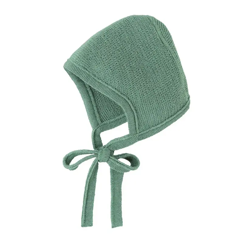 Bonnet pour bébé en laine mérinos Disana - Jade