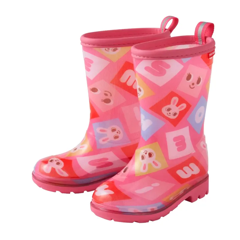 BOTTES DE PLUIE ROSES USAKO