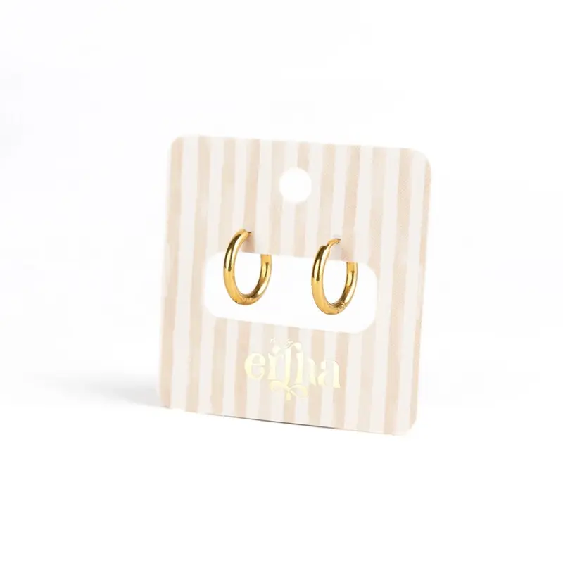 Boucles d'oreilles créoles - 12 ou 14 mm - Mrs. Ertha