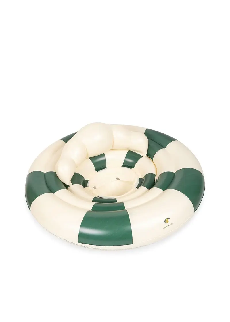bouée gonflable bébé green stripe - Konges Sløjd