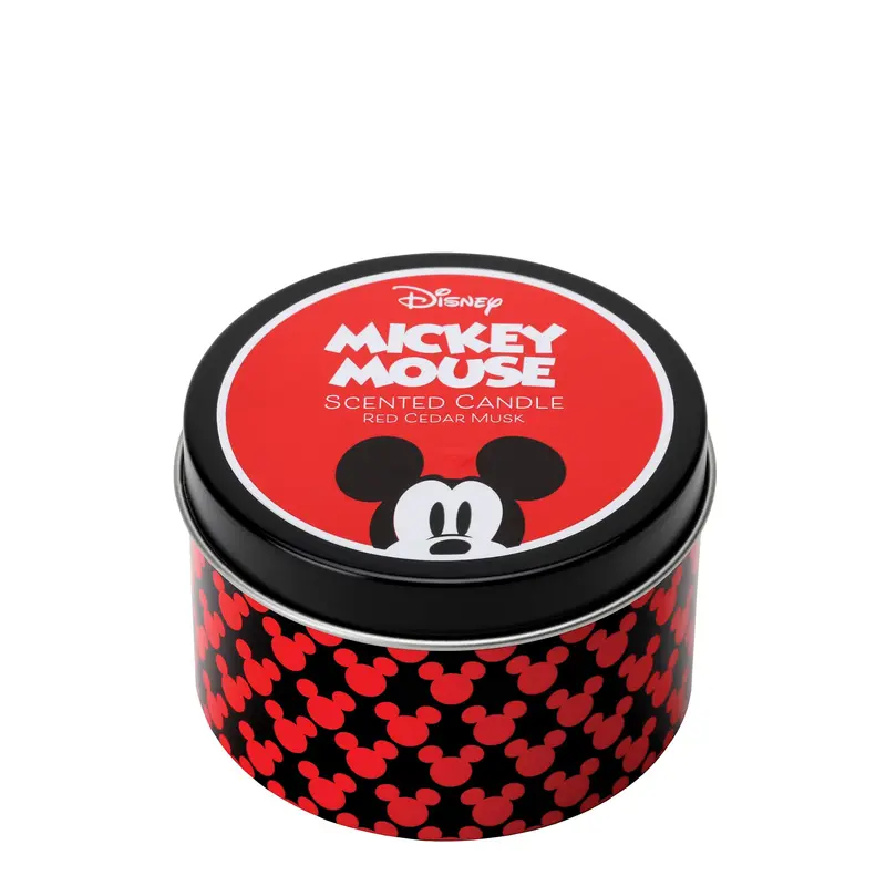 Bougie en métal Mickey (Cèdre Rouge & Musc) - Disney Home Fragrance